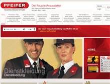Tablet Screenshot of pfeiferbekleidung.eu